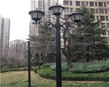 青海太陽(yáng)能路燈案例-西安白樺林間