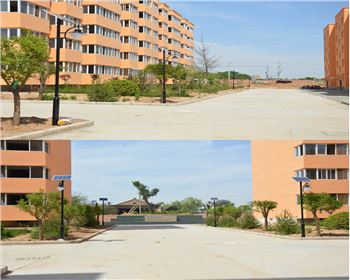 青海小區(qū)太陽(yáng)能路燈-青海省渭南市澄城秦漢宮移民社區(qū)路燈工程