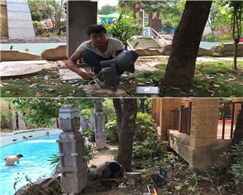 湖北武漢歡樂(lè)谷亮化施工